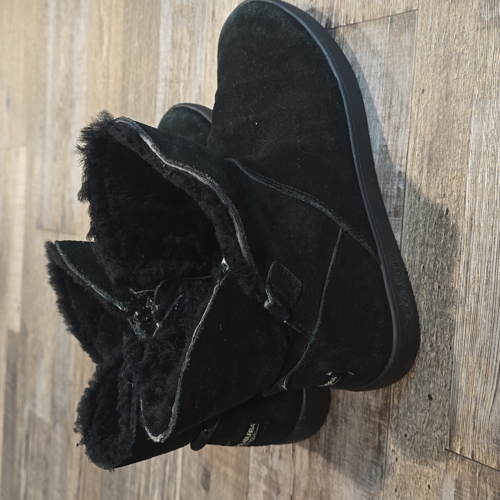 Koolaburra by Uggs Black boot lined Size 9 - Picture 5 of 10
